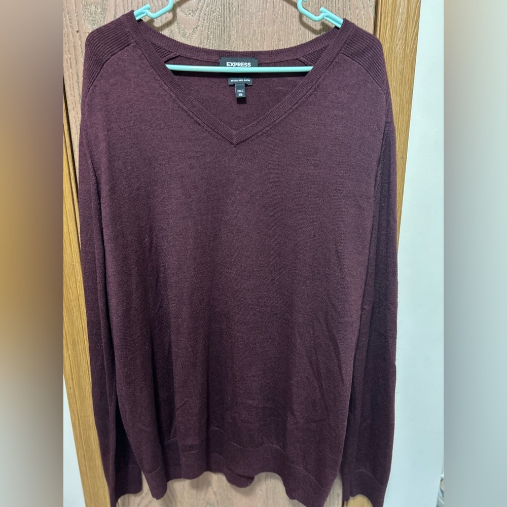 Mens maroon Sweater from EXPRESS